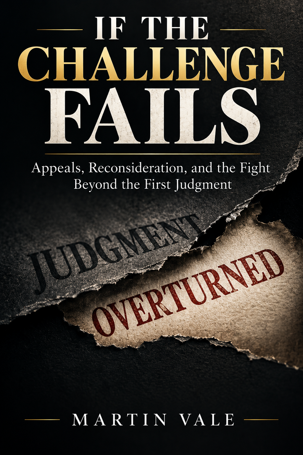 If the Challenge Fails by Martin Vale — Appeals, Reconsideration, and the Fight Beyond the First Judgment